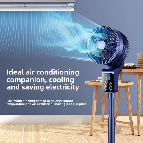 Camel Air Circulation Fan DC Inverter 36-Speed Voice-Controlled Remote-Controlled Aromatherapy Turbo Convection Floor Fan